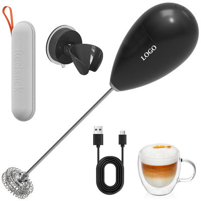 kualitas  Suction Cup Wall Mount Electric Milk Frother Uses Safe Lithium Battery pabrik